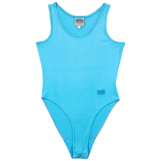 Vintage 2000s Versace Jeans Couture Swimming Costume Womens Size S | Small, Blue