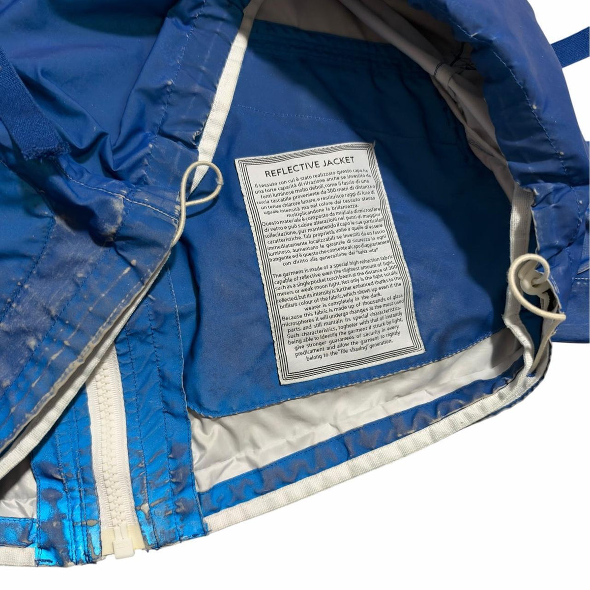 Stone Island Relflective Jacket | Medium, Blue