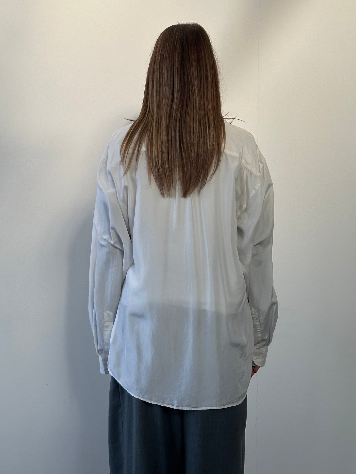 Vintage 1990s Pure Silk Shirt - XL