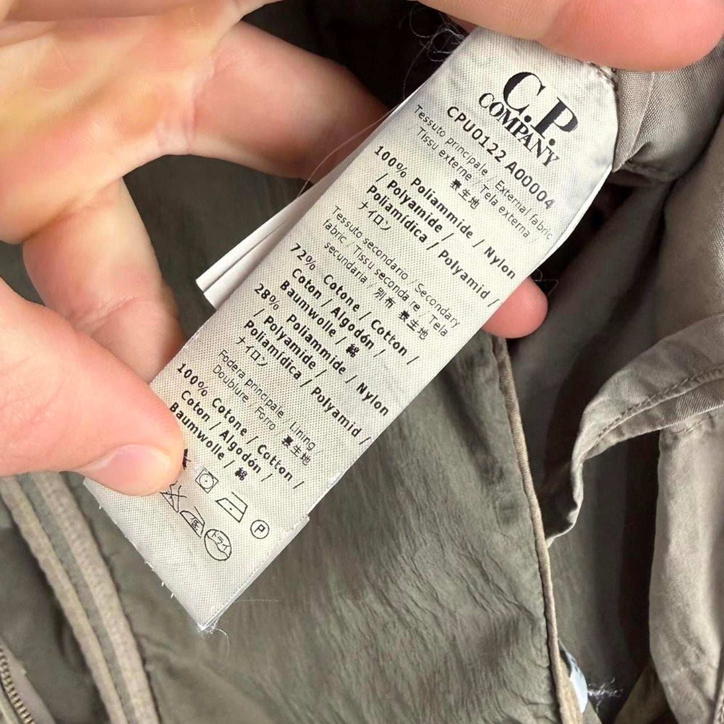 CP Company La Mille Goggle Jacket Khaki – Size 50 (M) | Medium, Khaki