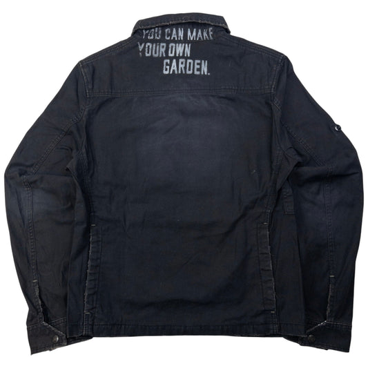 Vintage PPFM Make Your Own Garden Zip Up Jacket Size XS