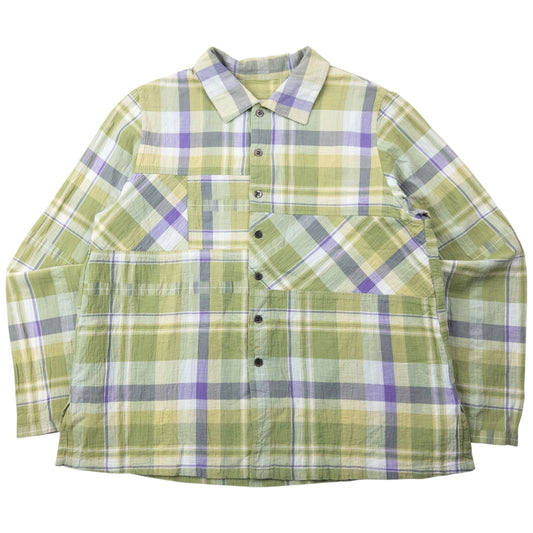 Vintage 90s Hai Sporting Gear By Issey Miyake Long Sleeve Button Up Shirt Size XS | XS, Multicoloured