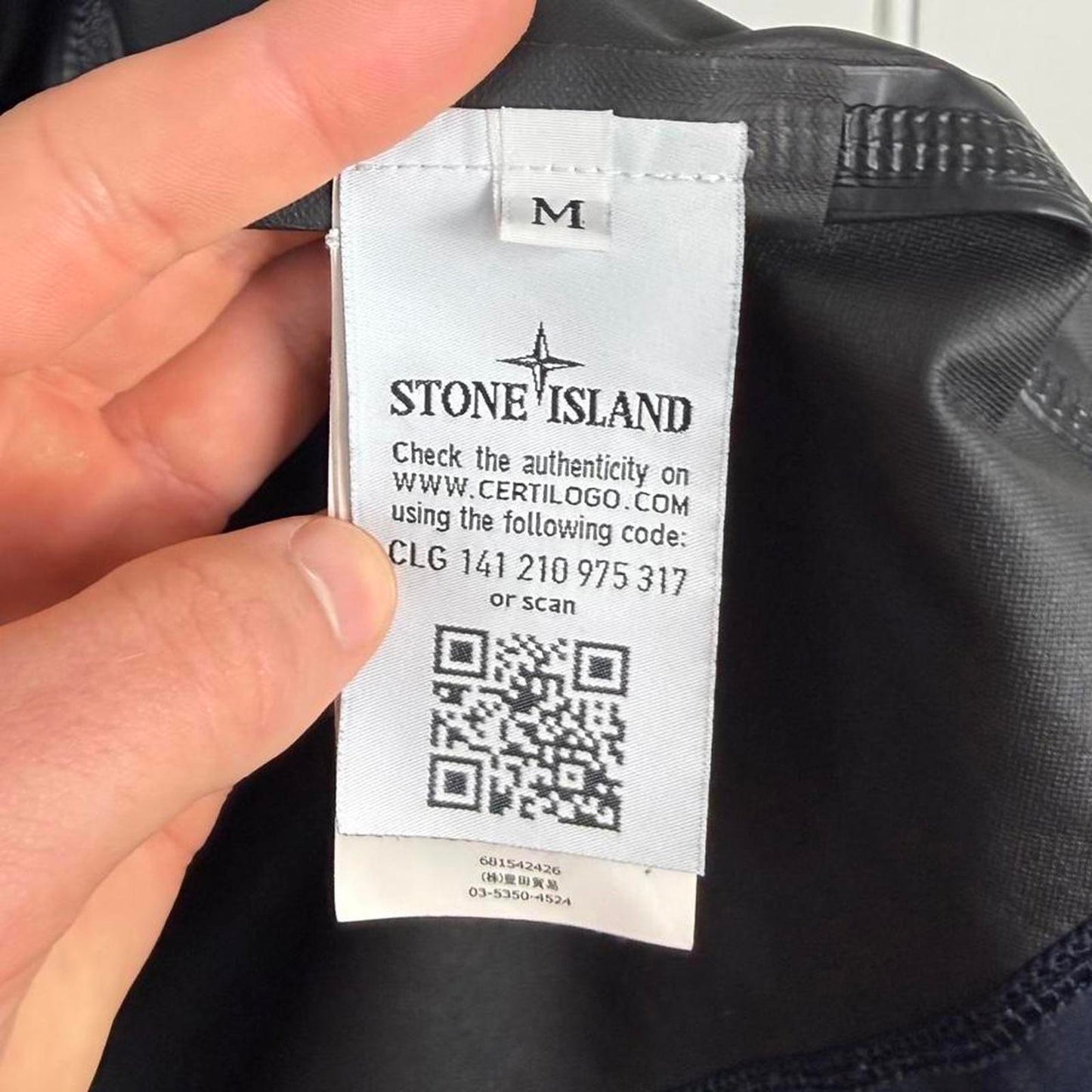 Stone Island Light Soft Shell Jacket Navy (M) | Medium, Multicoloured