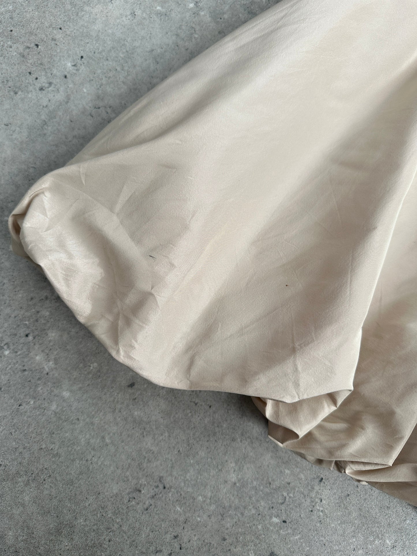 Max Mara Silk Asymmetric Bubble Hem Mini Dress - M/UK10