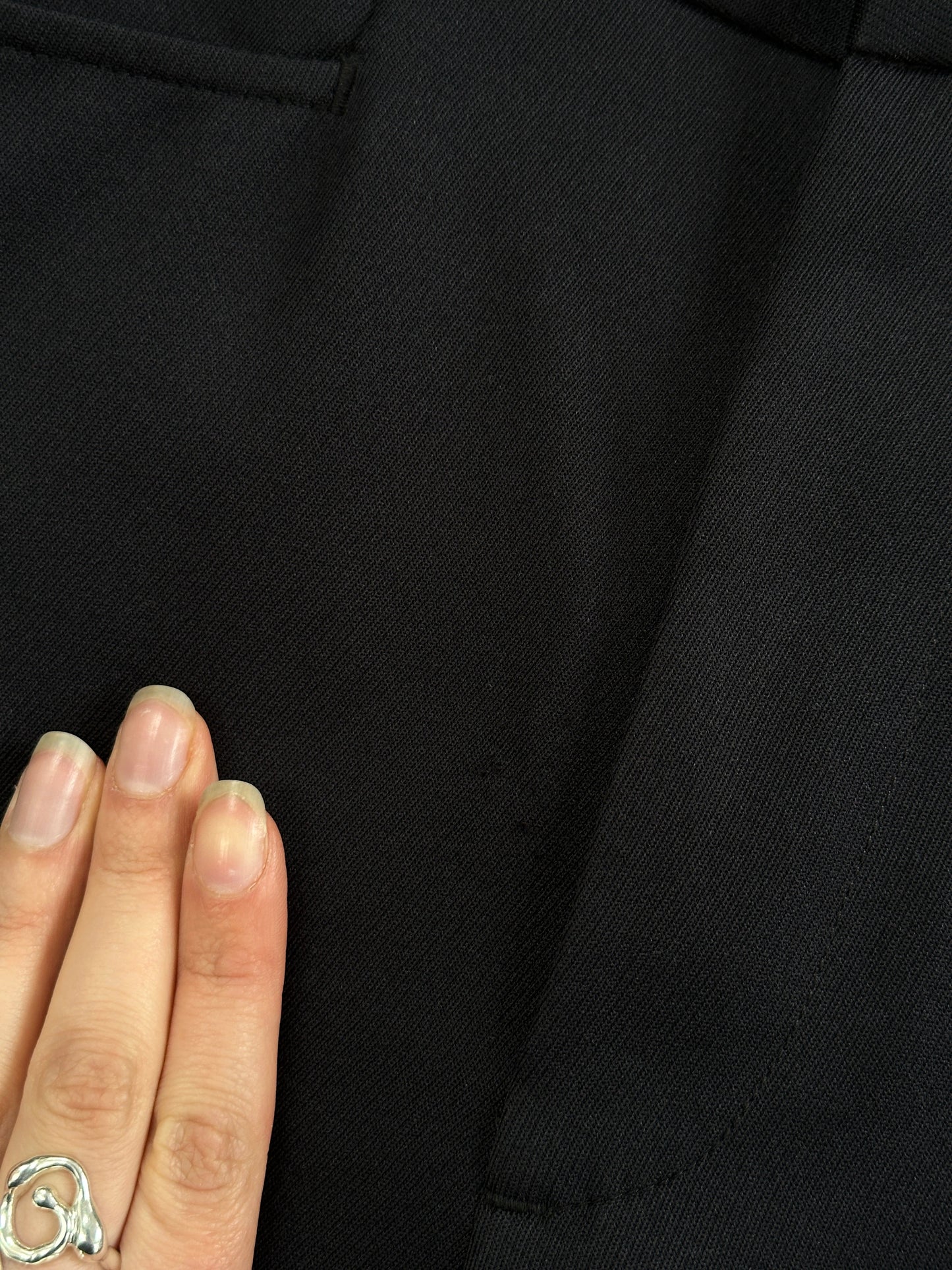 Vintage Straight Leg High Waisted Tailored Trousers - W28