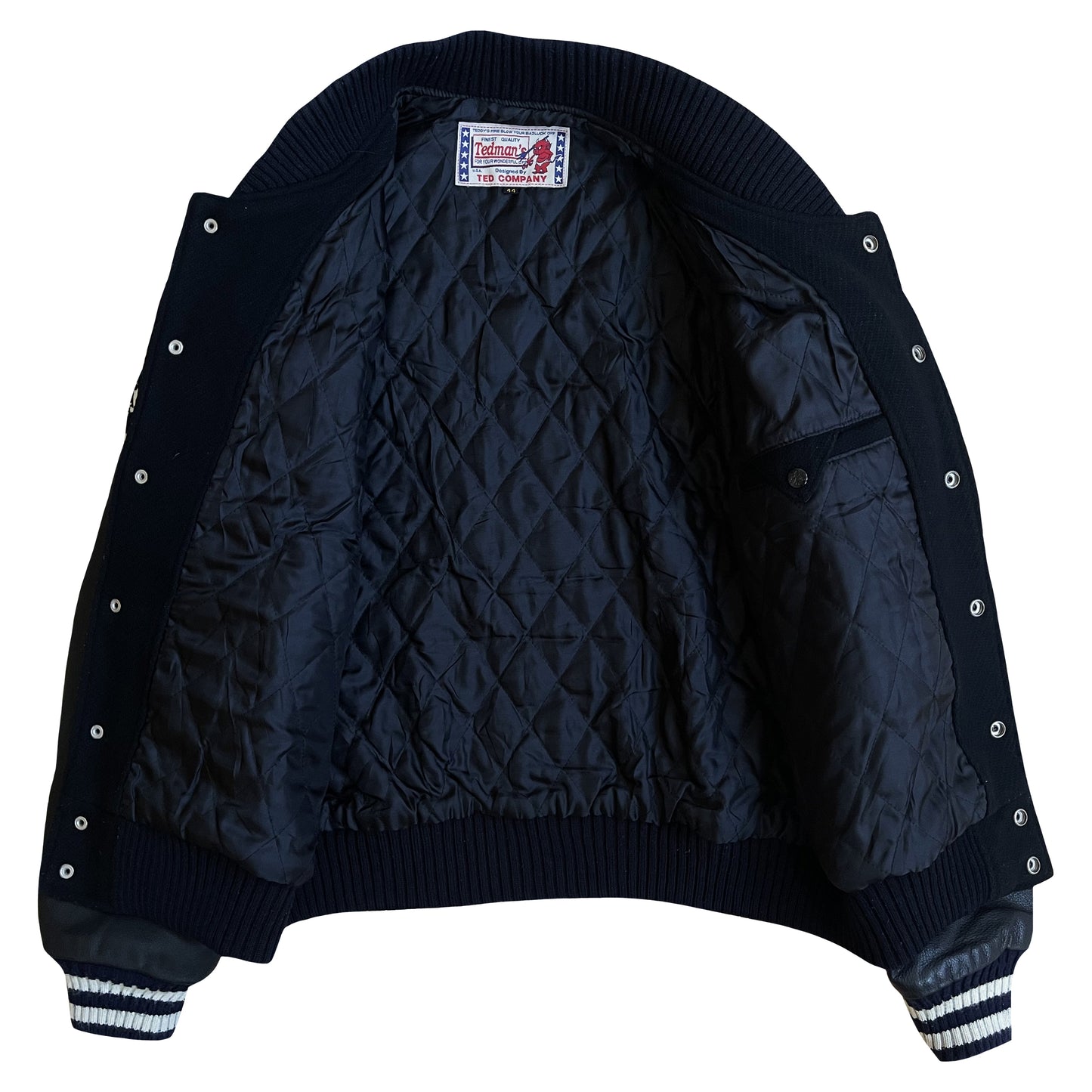Tedman's 'Nihon Swimming Team' Varsity Jacket - XL | XL, Black