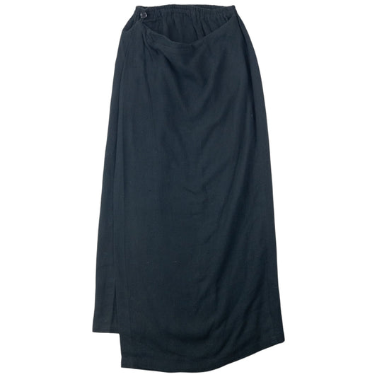 Vintage 90s Hai Sporting Gear By Issey Miyake Drape Skirt Womens Size L | Large, Black