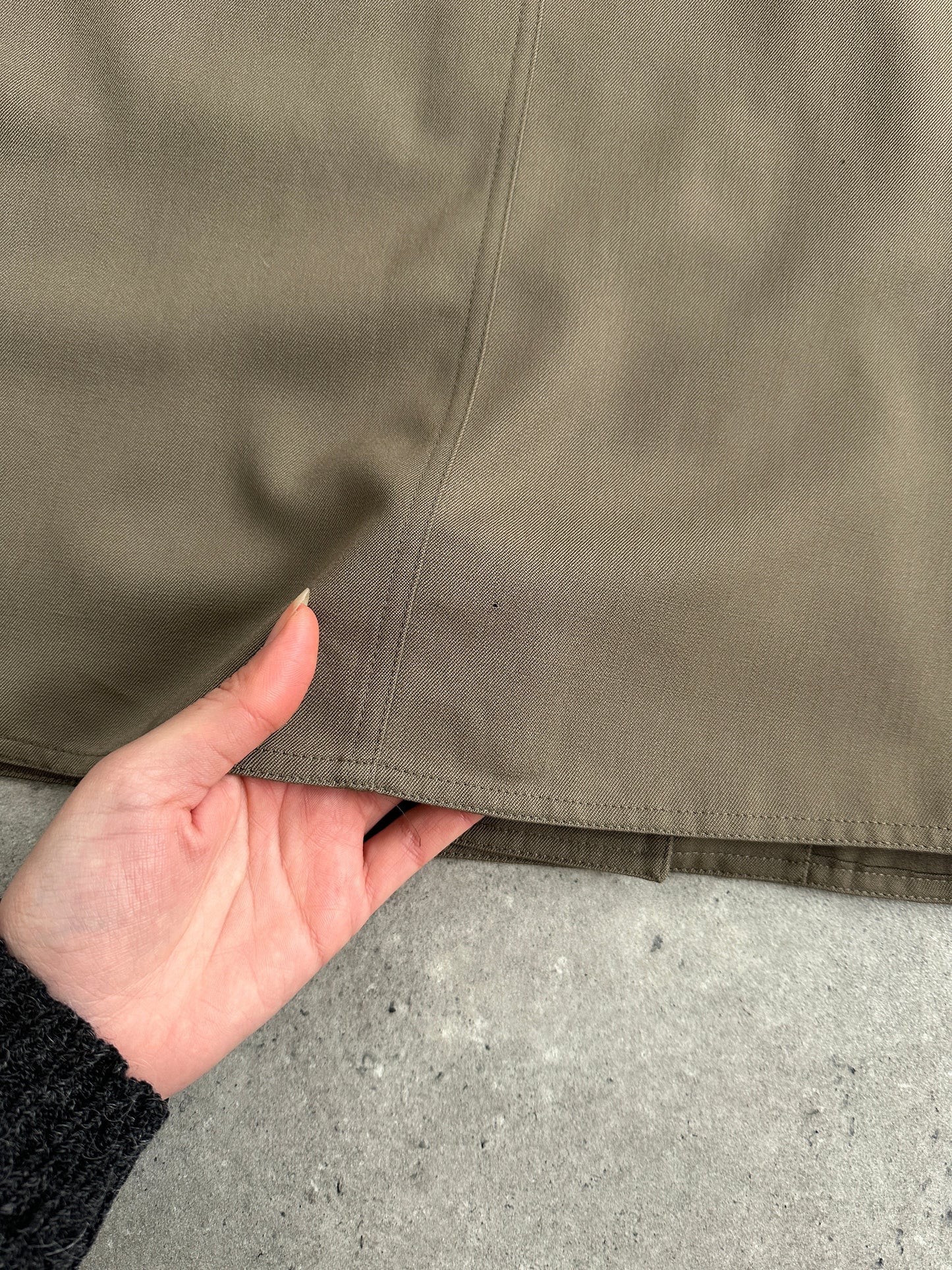 Marella Pure Wool Double Breasted Trench Coat - L/XL