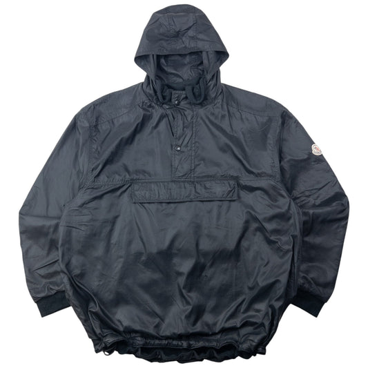 Vintage 90s Moncler Reversible Snap T Fleece Jacket Size L | Large, Black