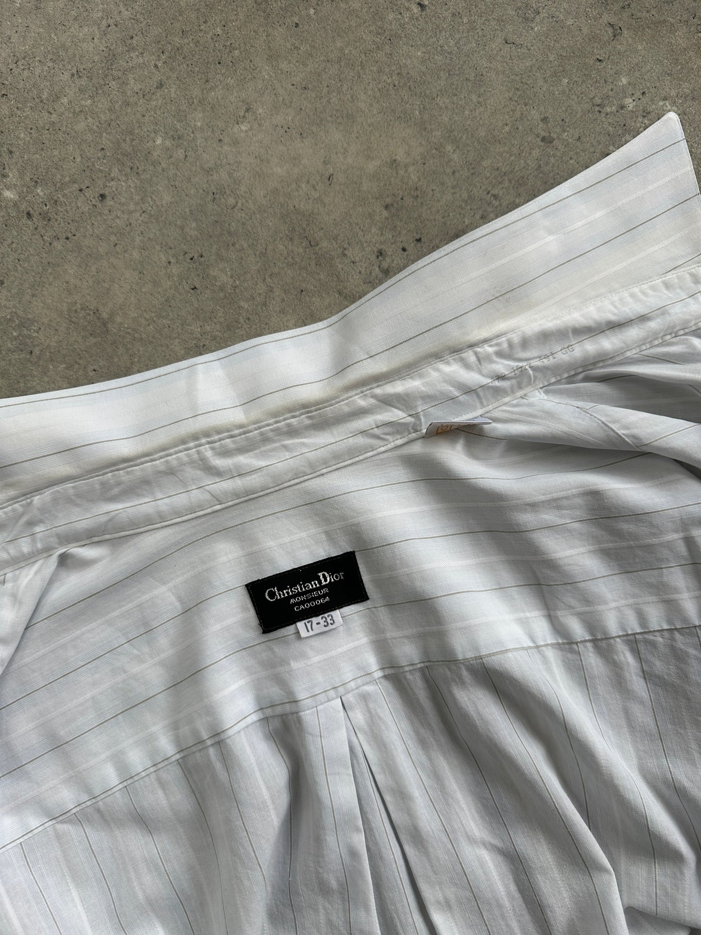 Christian Dior Monsieur Stripe Pure Cotton Shirt - XL