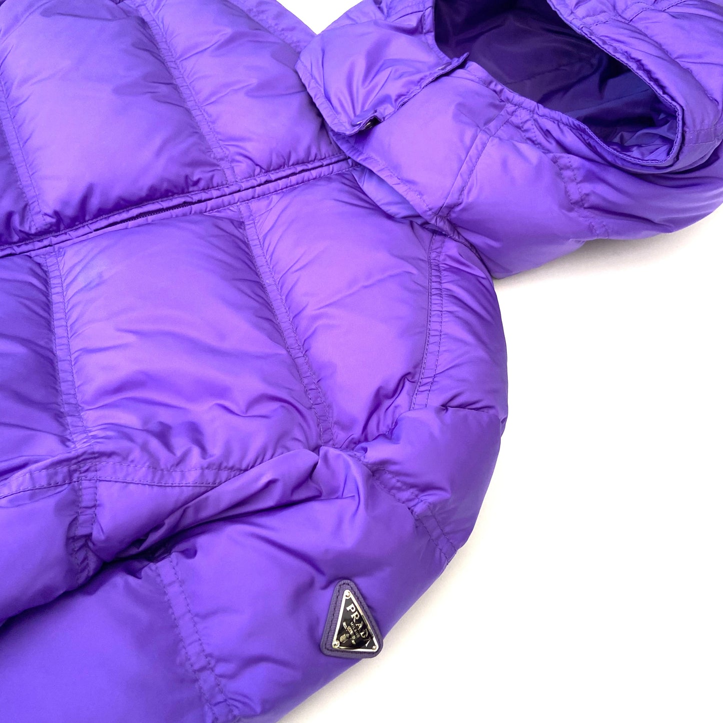 PRADA PUFFER PURPLE S | Default Title, Purple