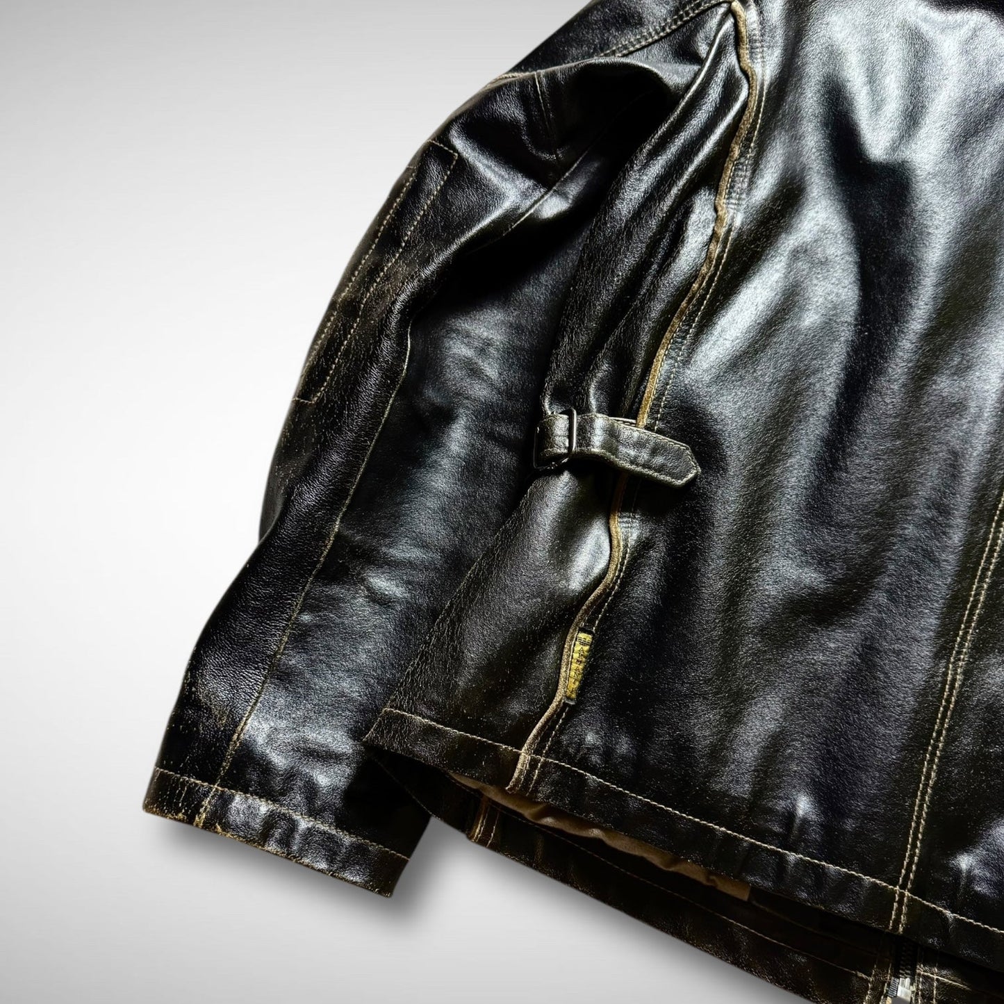 Armani Jeans Leather Jacket (2000s)