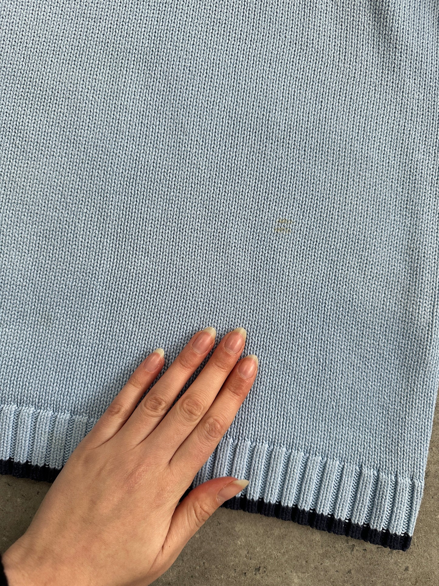 Yves Saint Laurent Pour Homme Pure Cotton Knitted Logo Jumper - XL/XXL