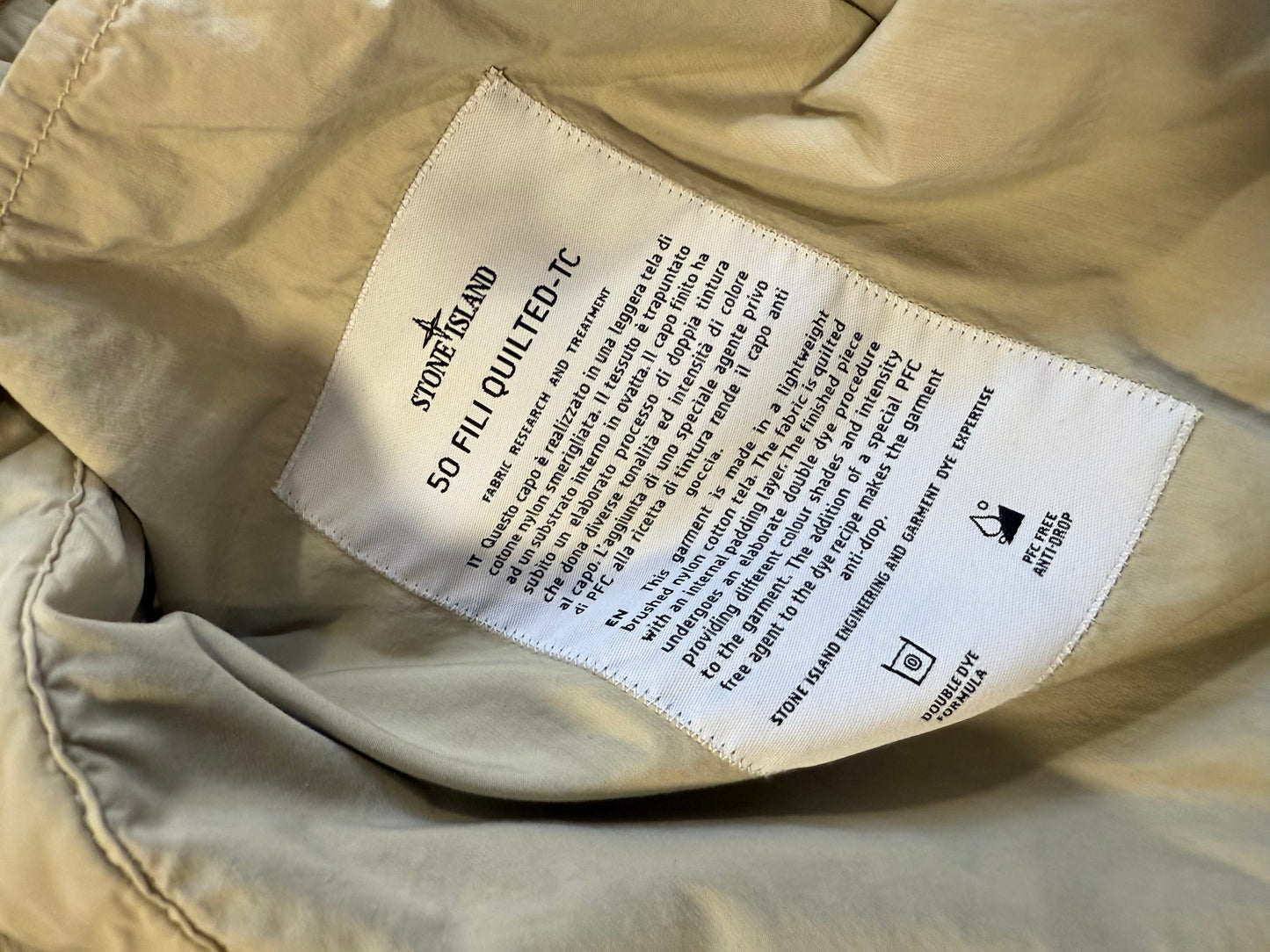 Stone Island 50 Fili Quilted-TC Jacket L | Default Title, Off-White