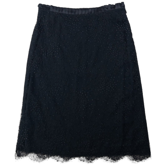 Vintage 2000s Emporio Armani Lace Skirt Womens Size W28 | W28, Black