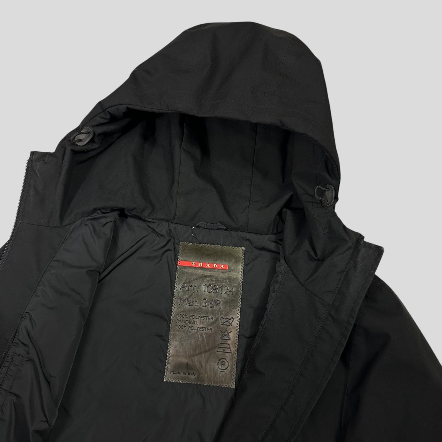 Prada Sport 1999 Padded Goretex Women’s Duffle Trench Coat - IT42