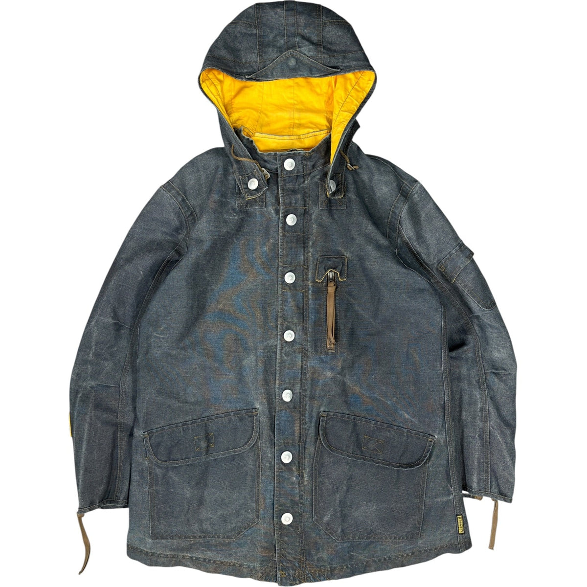Armani Jeans 00’s Articulated Hemp Parka Jacket XL | XL, Red