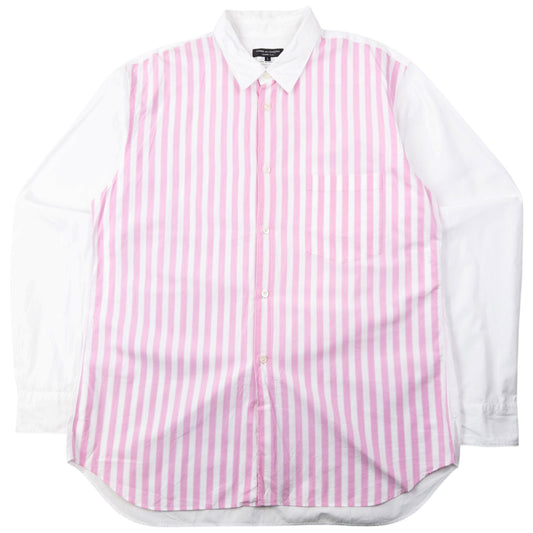 Vintage 2000s Comme Des Garçons HOMME Long Sleeve Button Up Shirt Size M | Medium, Pink
