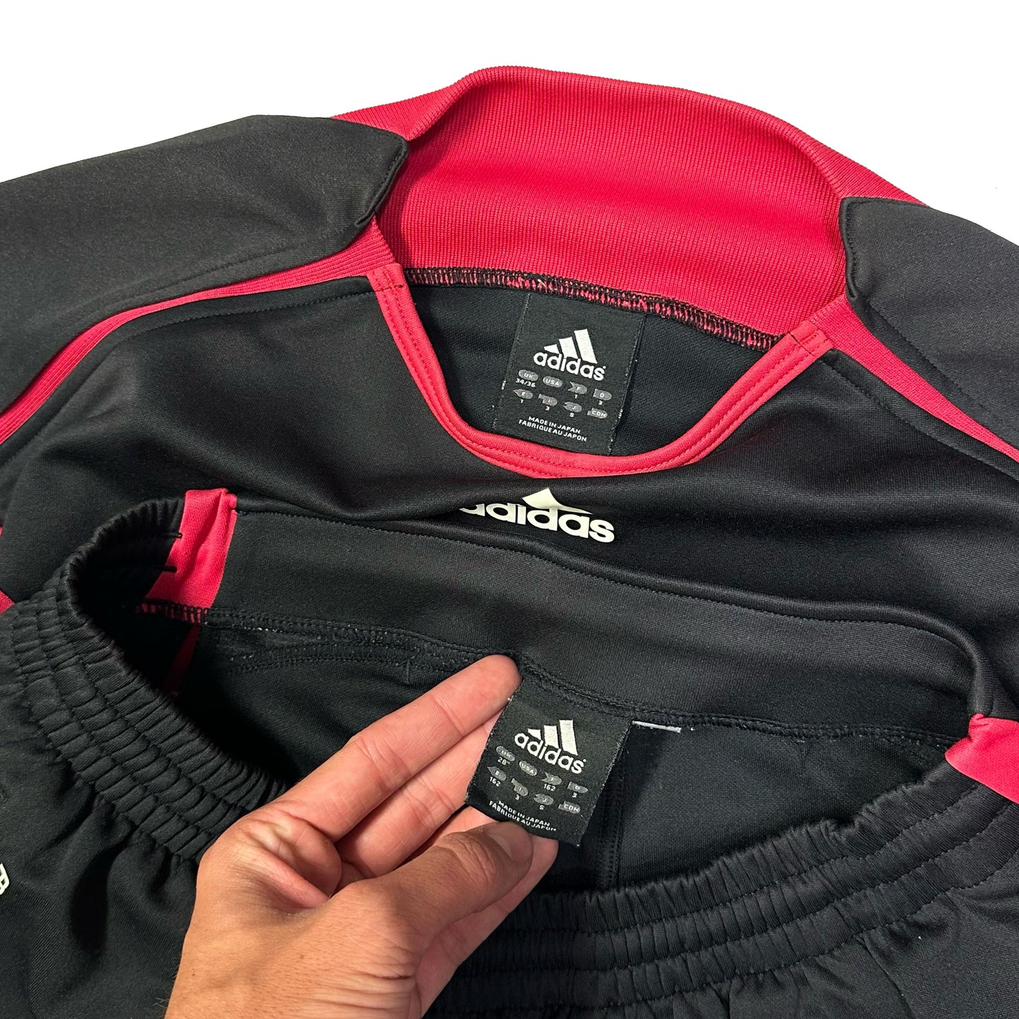 Adidas Formotion Tracksuit In Red & Black ( S )