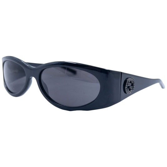 Vintage 2000s Gucci Diamonte Sunglasses | O/S, Black
