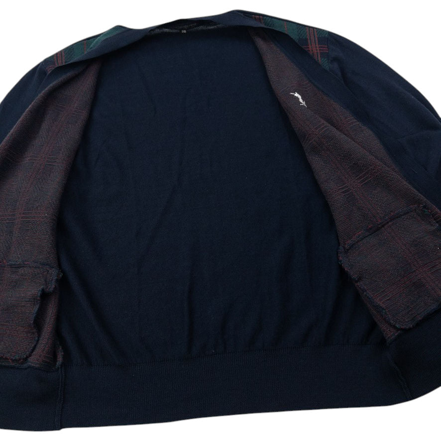 Vintage 90s YSL Yves Saint Laurent Checkered Cardigan Size S | Small, Multicoloured