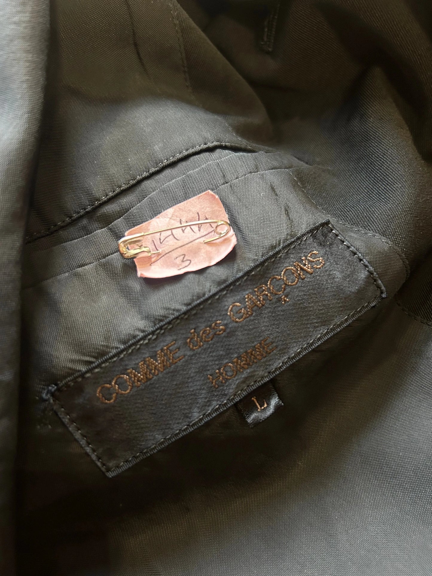 Comme des Garçons 1999 Long Line Blazer L