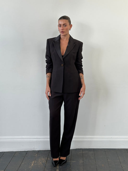 Gianfranco Ferre 1990s Single Breasted Tailored Suit - M