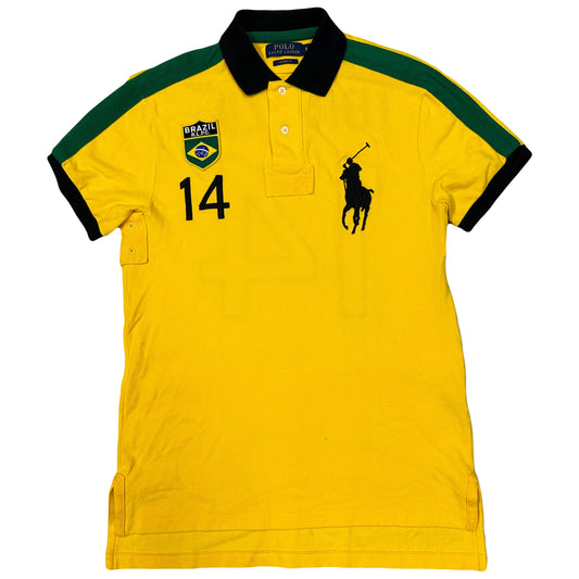 Ralph Lauren Spellout Brazil Polo In Yellow ( S )