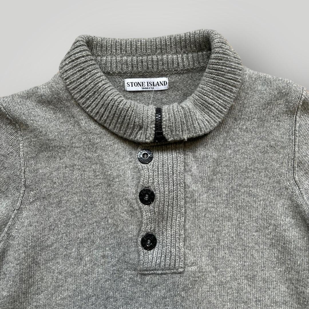 Stone Island AW/11 1/4 Zip Button Up Knit M