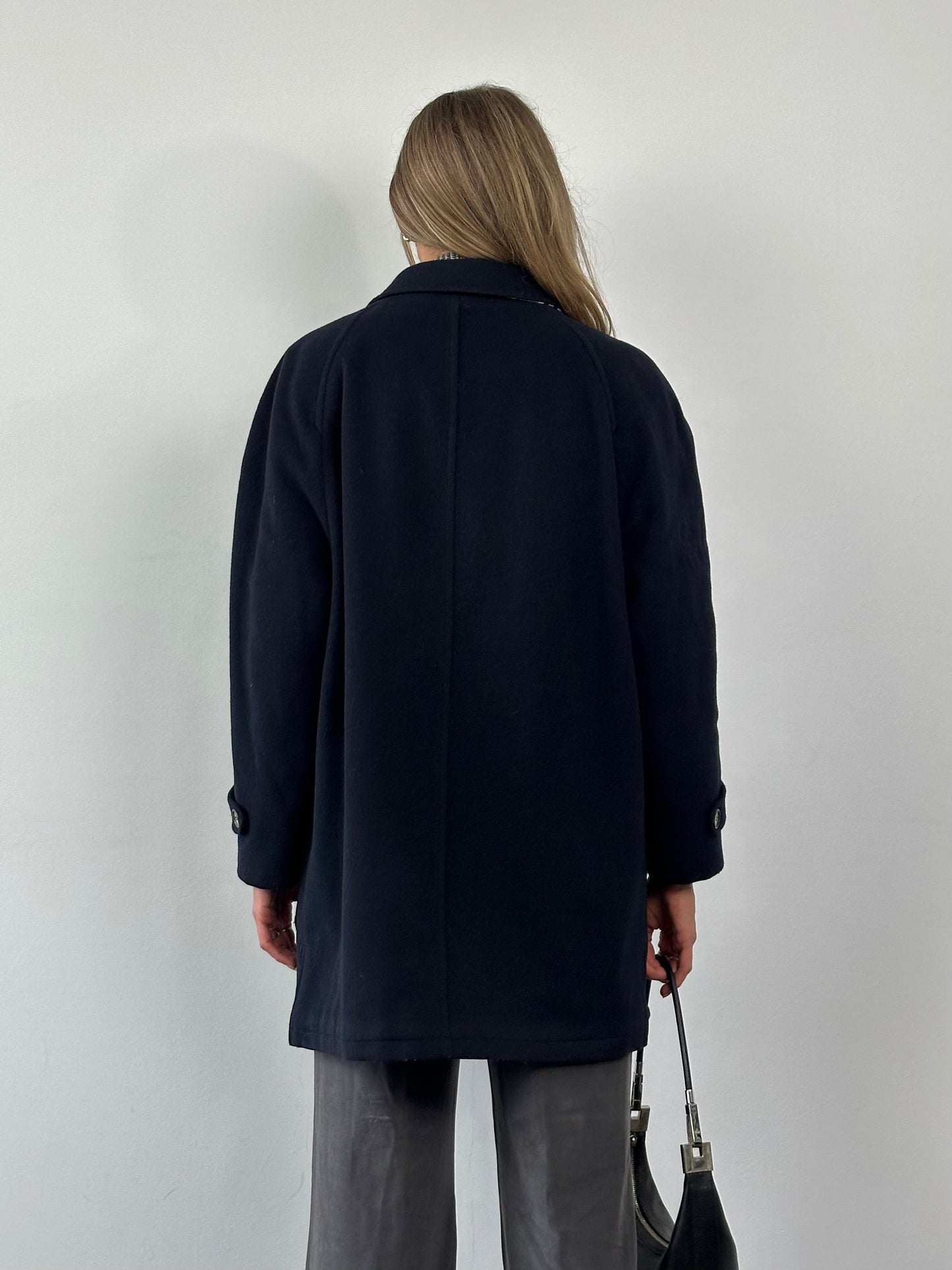 Burberry New Wool Single Breasted Coat - XL