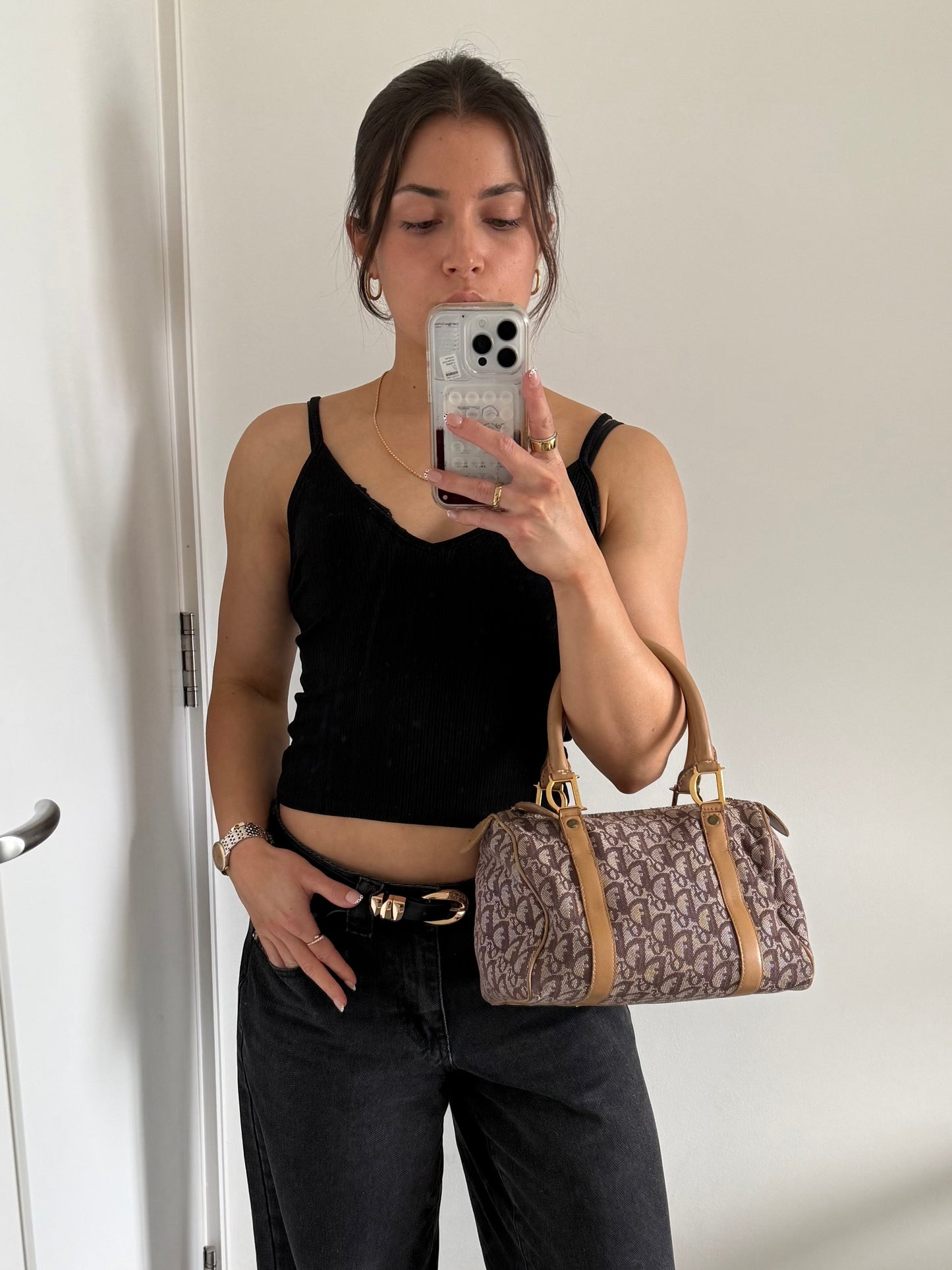 2002 Christian Dior Monogram Boston Handbag | O/S, Multicoloured