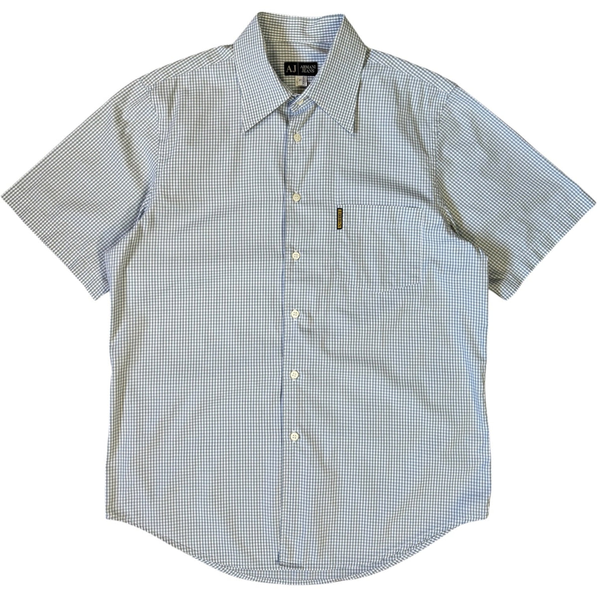 Armani Jeans 00’s Checkered Short Sleeve Shirt L | Large, Multicoloured