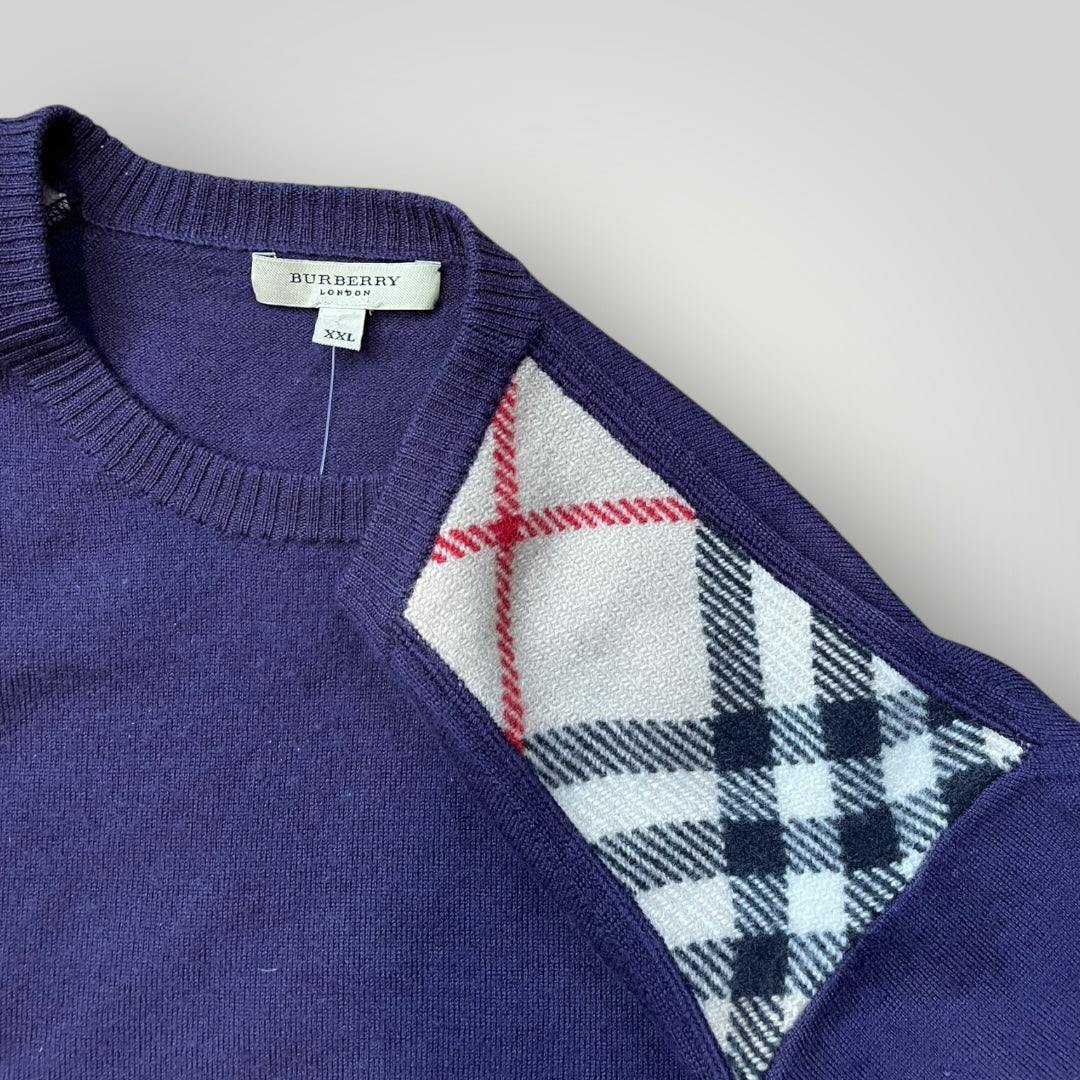 Burberry 2000s Merino Wool Knit L | Default Title, Purple