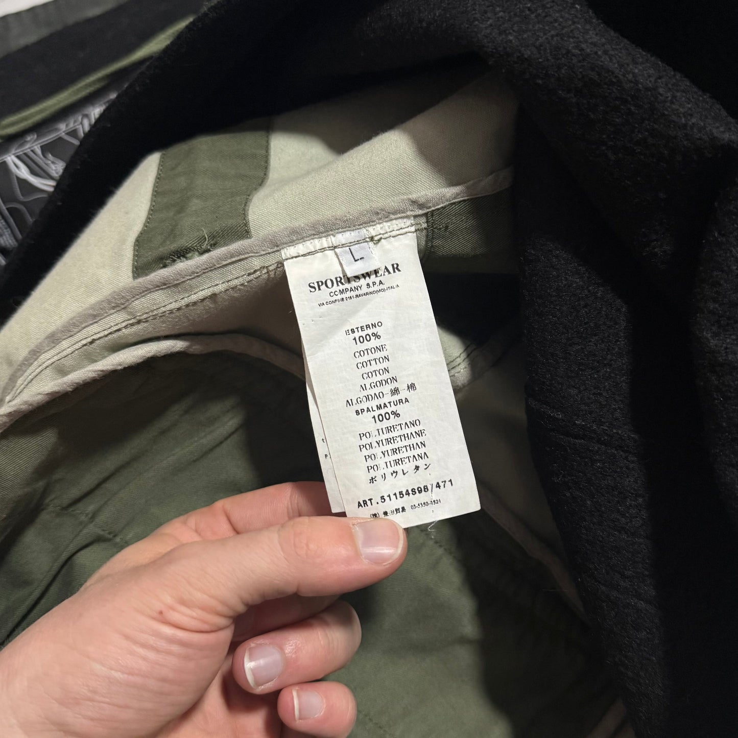 Stone Island A/W 2009 Waxed Ice Jacket | Large, Olive