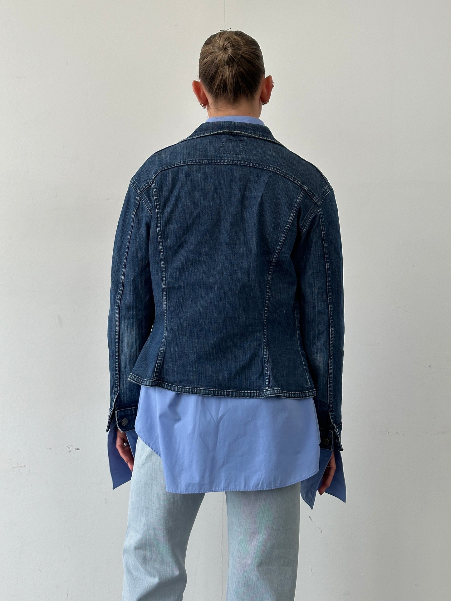 Lee Cotton Fitted Denim Jacket - M