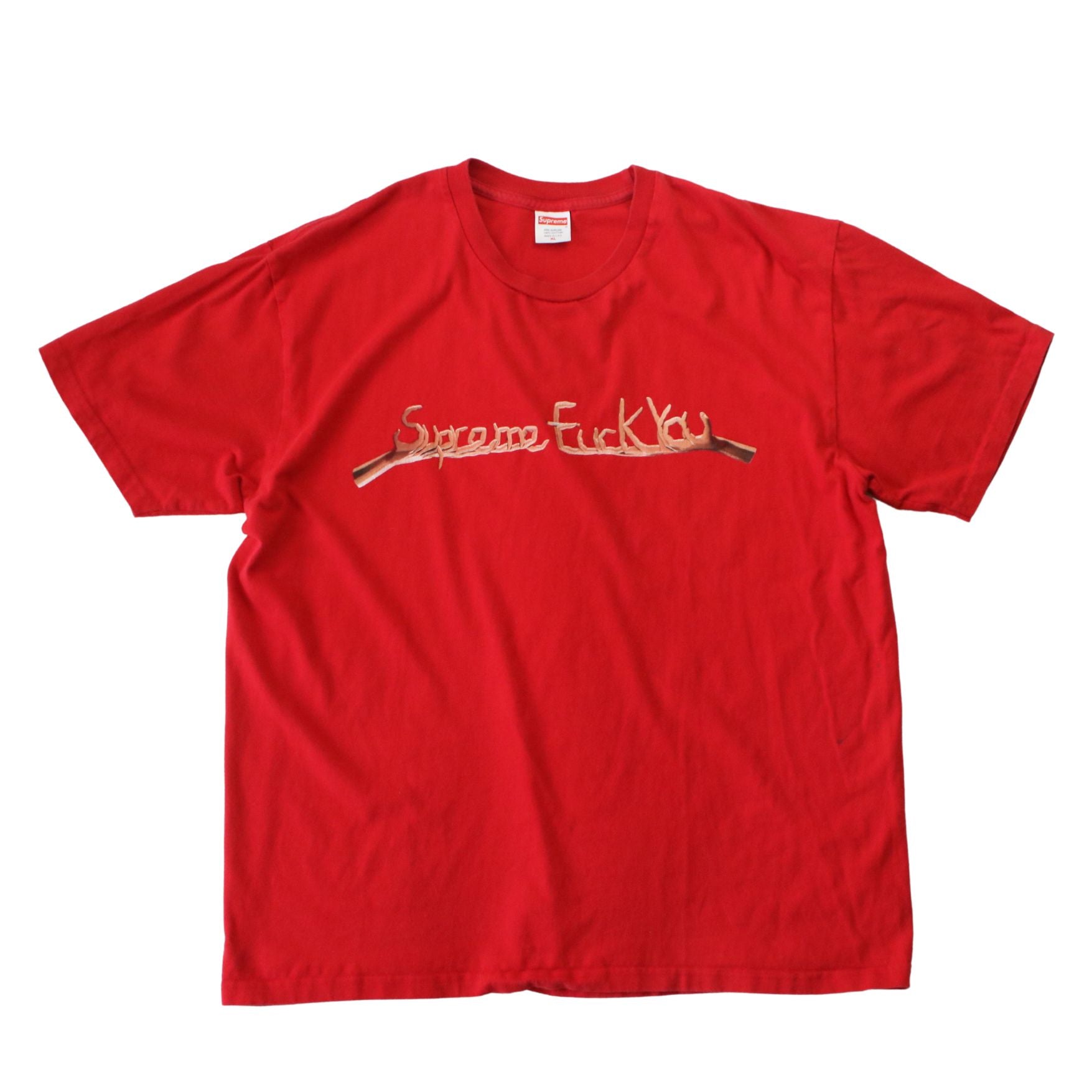 SUPREME F*CK YOU SPELLOUT TEE – Known Source