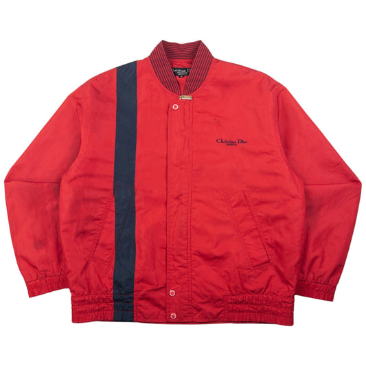 Vintage Dior Sports Zip Up Bomber Jacket Size M