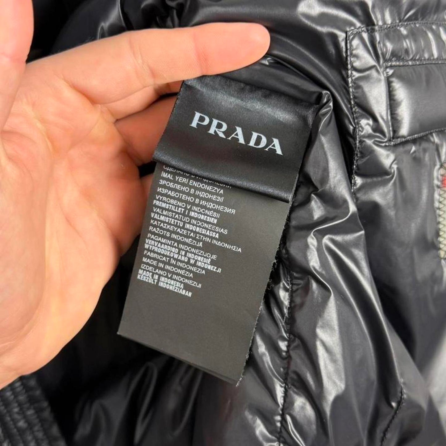 Prada Milano Padded Vest Black (Fits L/XL) | Large, Black