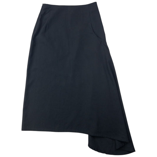 Vintage 2000s Yohji Yamamoto Asymmetric Skirt Womens Size W26 | W26, Black