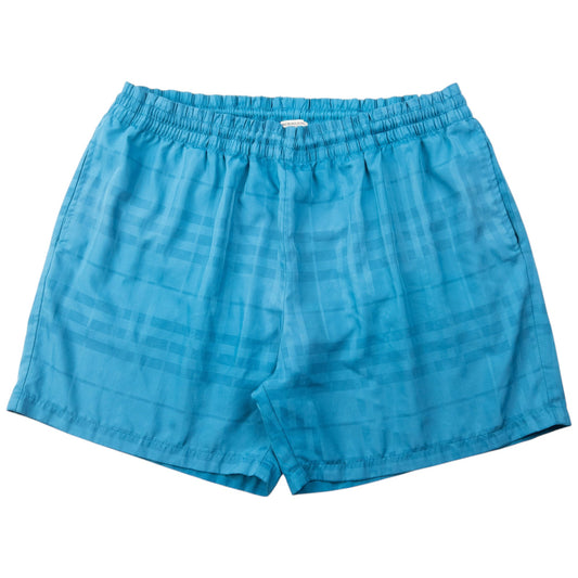 Vintage 2000s Burberry Nova Check Swim Shorts Size L | Large, Blue