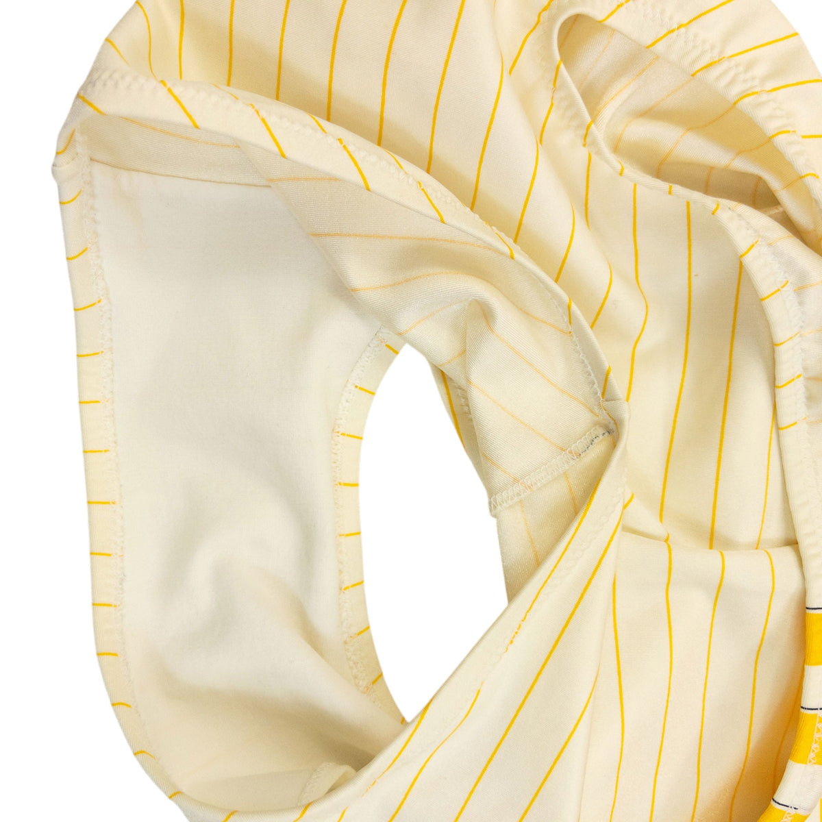 Vintage 80s Gucci Striped Swimming Costume Womens Size M | Medium, Yellow
