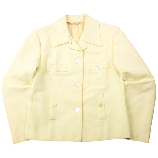 Vintage 90s Gucci By Tom Ford Cropped Blazer Jacket Womens Size S | Small, Yellow