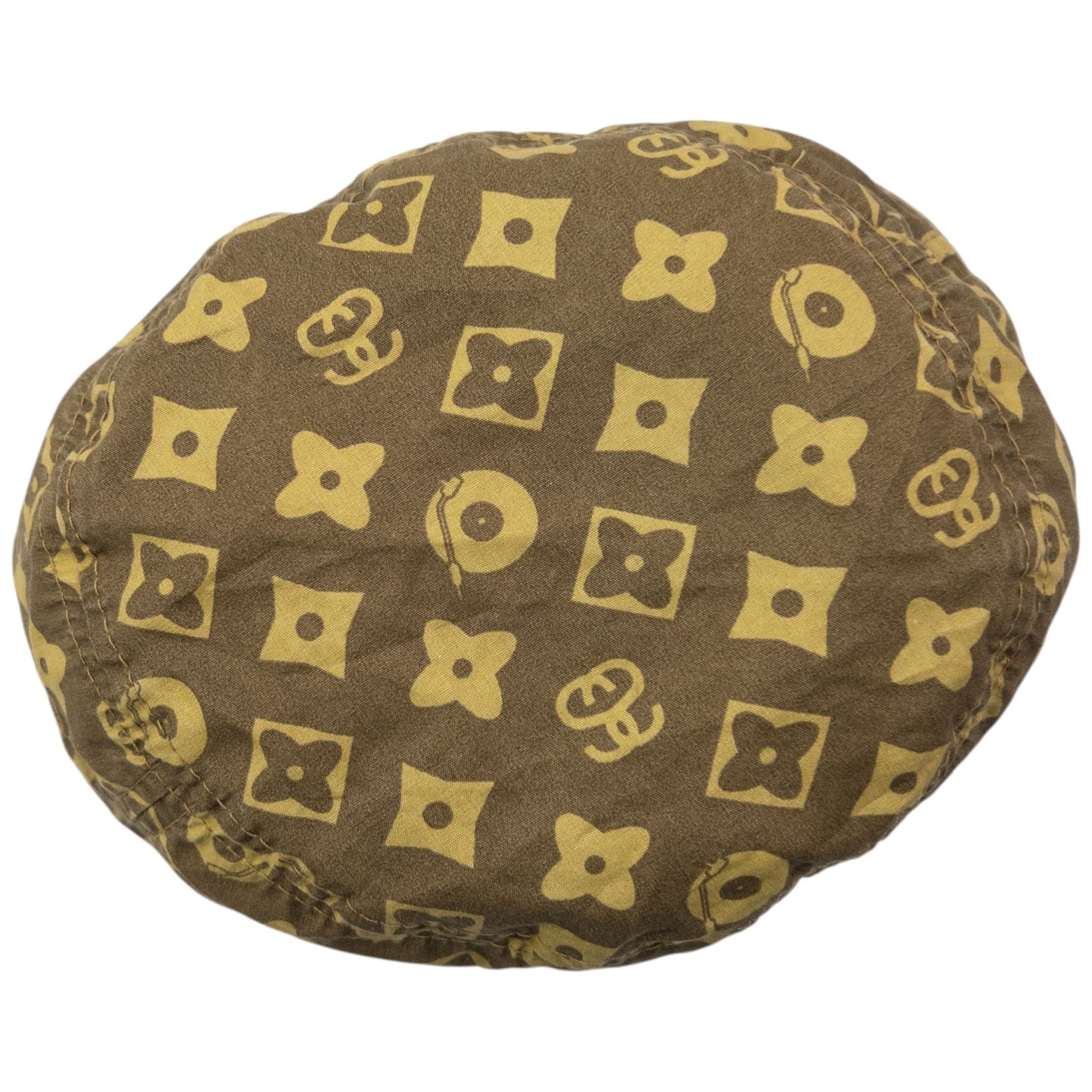 Vintage 2000s Stussy Louis Vuitton Parody Monogram Bucket Hat Size S/M