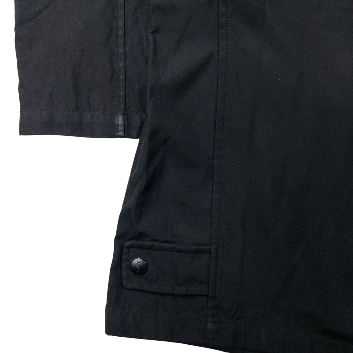 Vintage 90s YSL Yves Saint Laurent Harrington Jacket Size XL | XL, Black