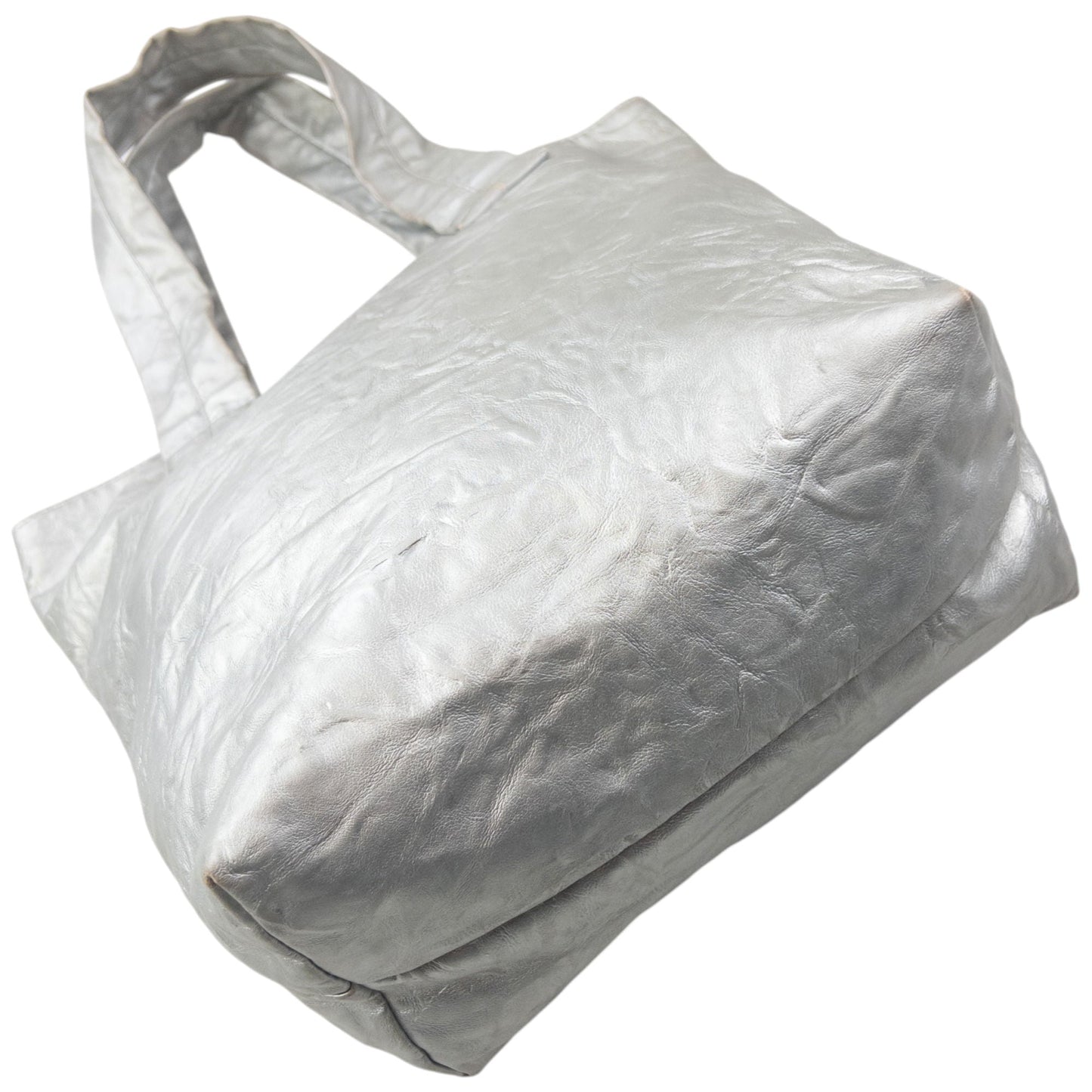 Vintage 90s Cabane De Zucca By Issey Miyake Metallic Shoulder Bag