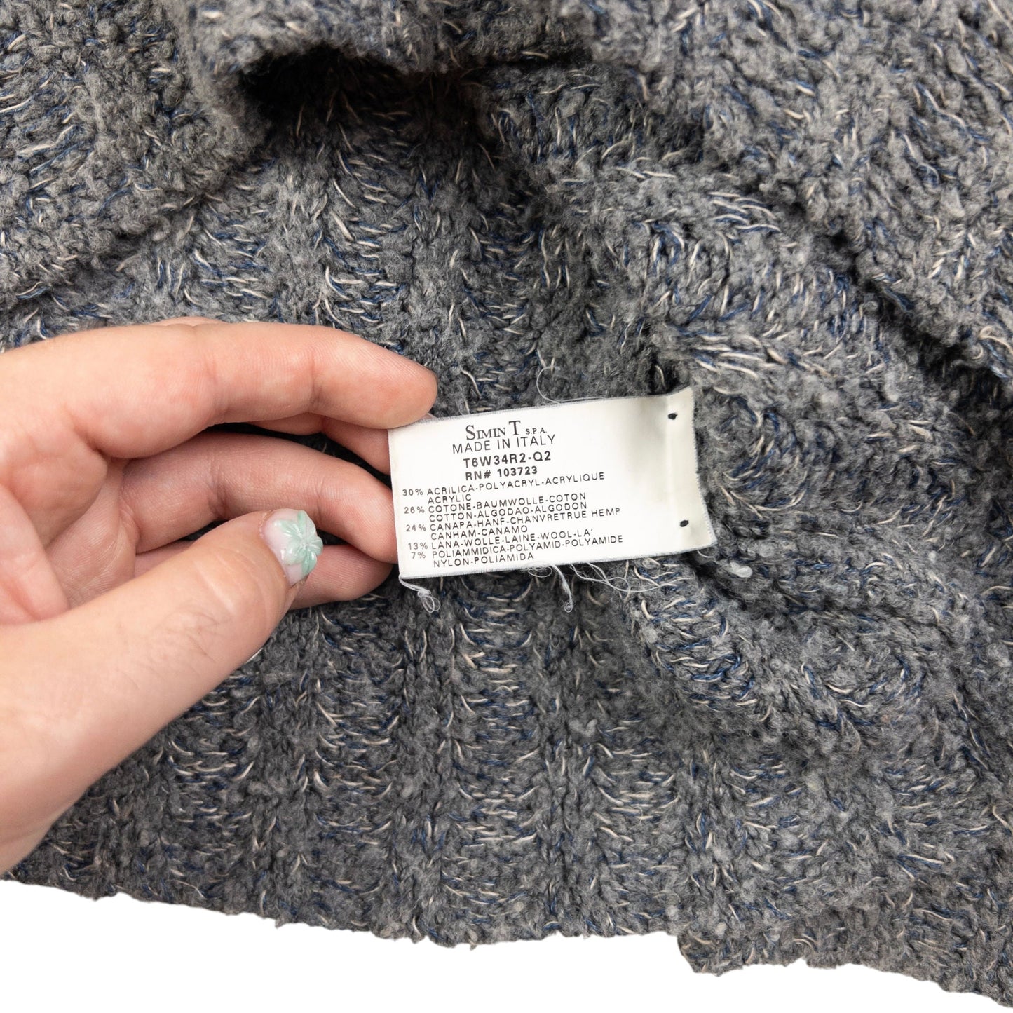 Vintage Armani Jeans Q Zip Knit Jumper Size XS