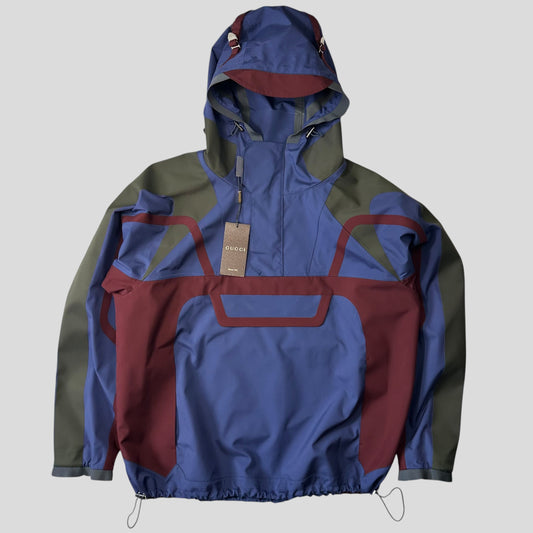 Gucci 2014 Runway Ultra Technical Taped Seam Pullover Jacket - L/XL | Default Title, Red