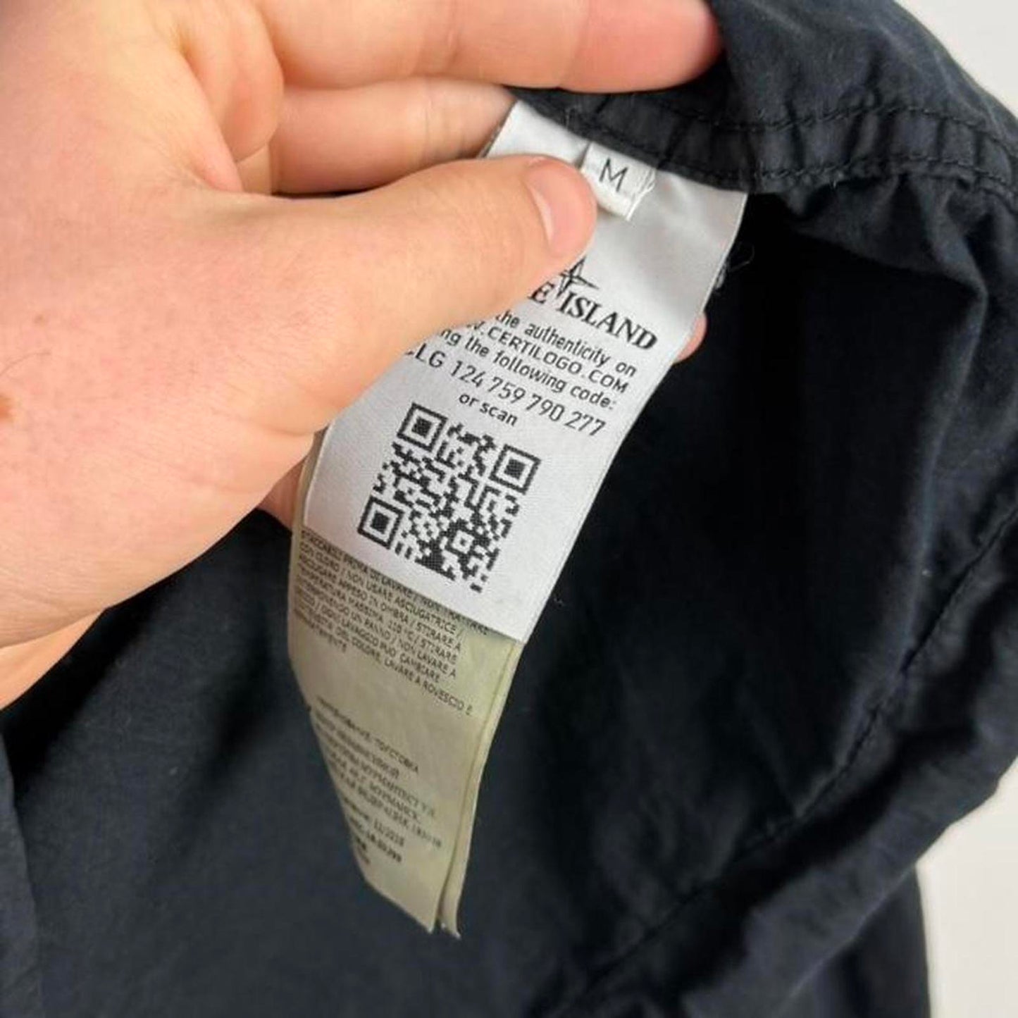 Stone Island Ghost Piece Cotton Smock Jacket (M) | Medium, Red
