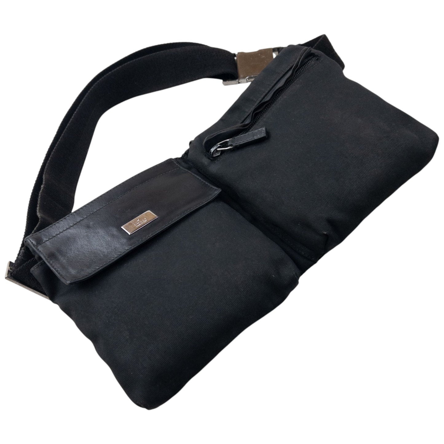 Vintage 2000s Gucci Crossbody Bag | O/S, Black