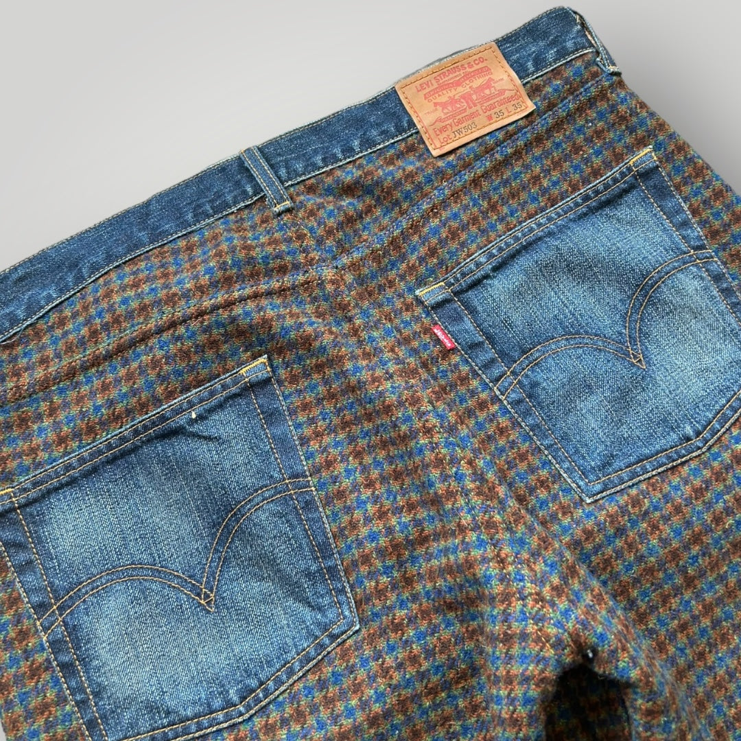2002 Comme Des Garçons Junya Watanabe x Levi's 503 Wool Trousers 36x31"